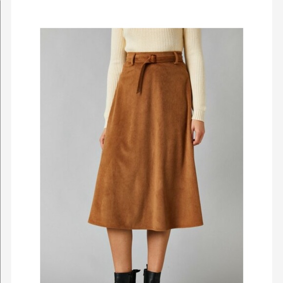 Cute Koton Brown Skirt, Size Small - Picture 4 of 6